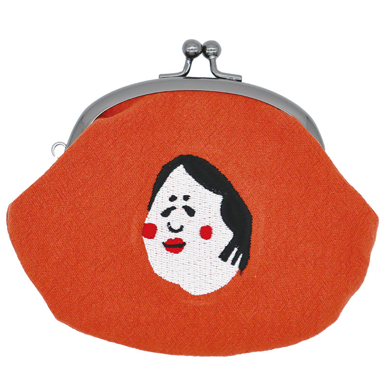 3.3-Sun Gamaguchi Clasp Purse, Okame