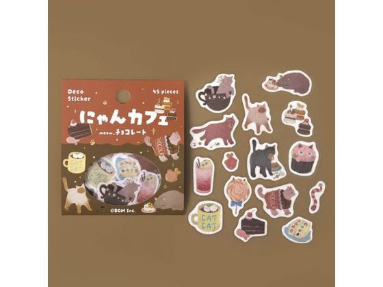 BGM Flake Stickers Nyan Cafe Chocolate — product image 2