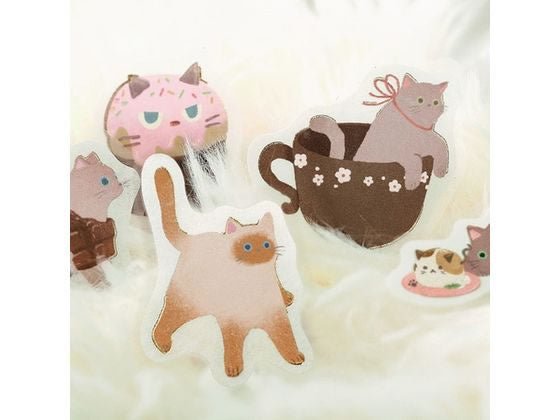 BGM Flake Stickers Nyan Cafe Chocolate — product image 3