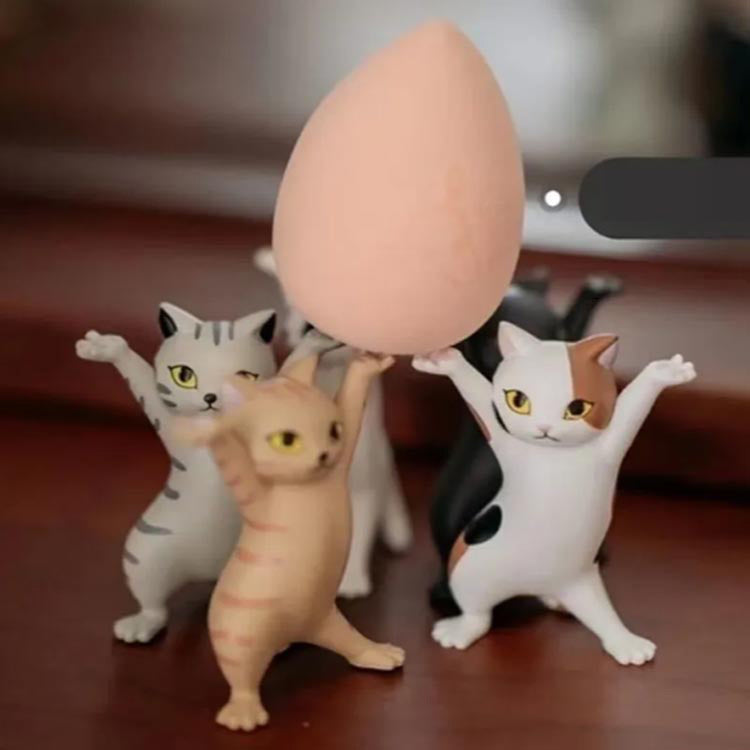 Cat Figurine Pen Holder and Desk Ornament — product image 2
