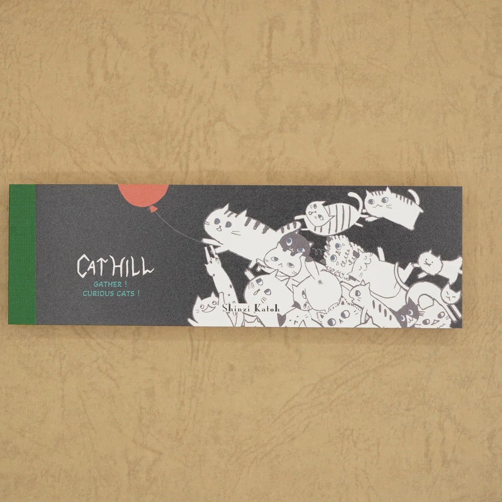 Cat Hill Black Message Memo Pad