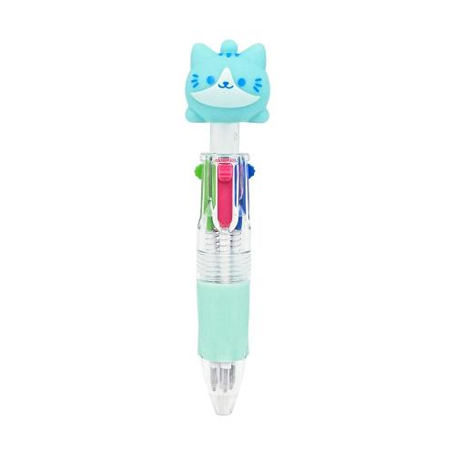 Cat Mascot 4-Color Ballpoint Pen (Assorted) — product image 5