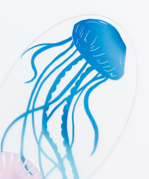 Clear Summer Uchiwa Fan, Jellyfish — product image 5
