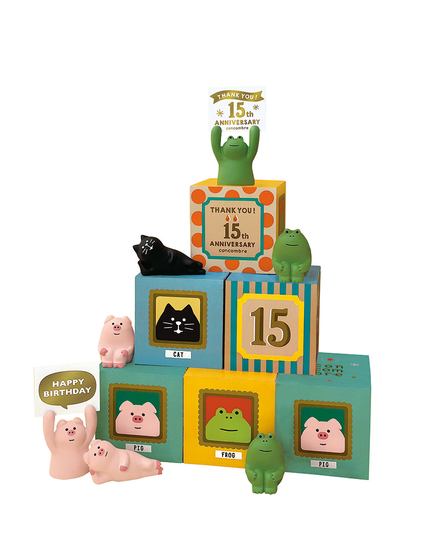 Concombre 15th Anniversary Thank-You Mascot Reissue Set, Pig — product image 5