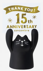 Concombre 15th Anniversary Thank-You Mascot Revival Set, Black Cat — product image 3