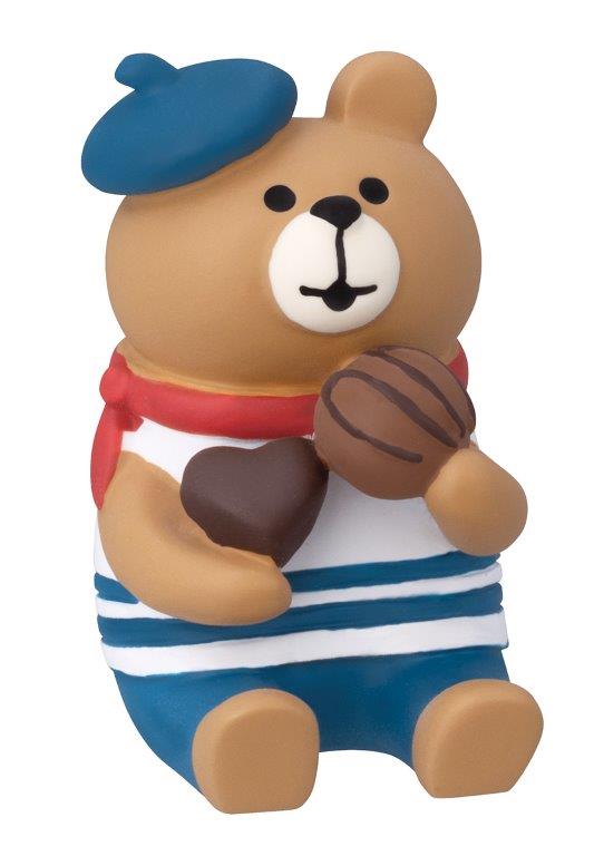 Concombre Bonjour Chocolate Tasting Bear Figurine