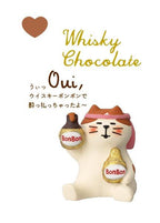 Concombre Bonjour Chocolate Whisky Bonbon Cat Figurine — product image 2