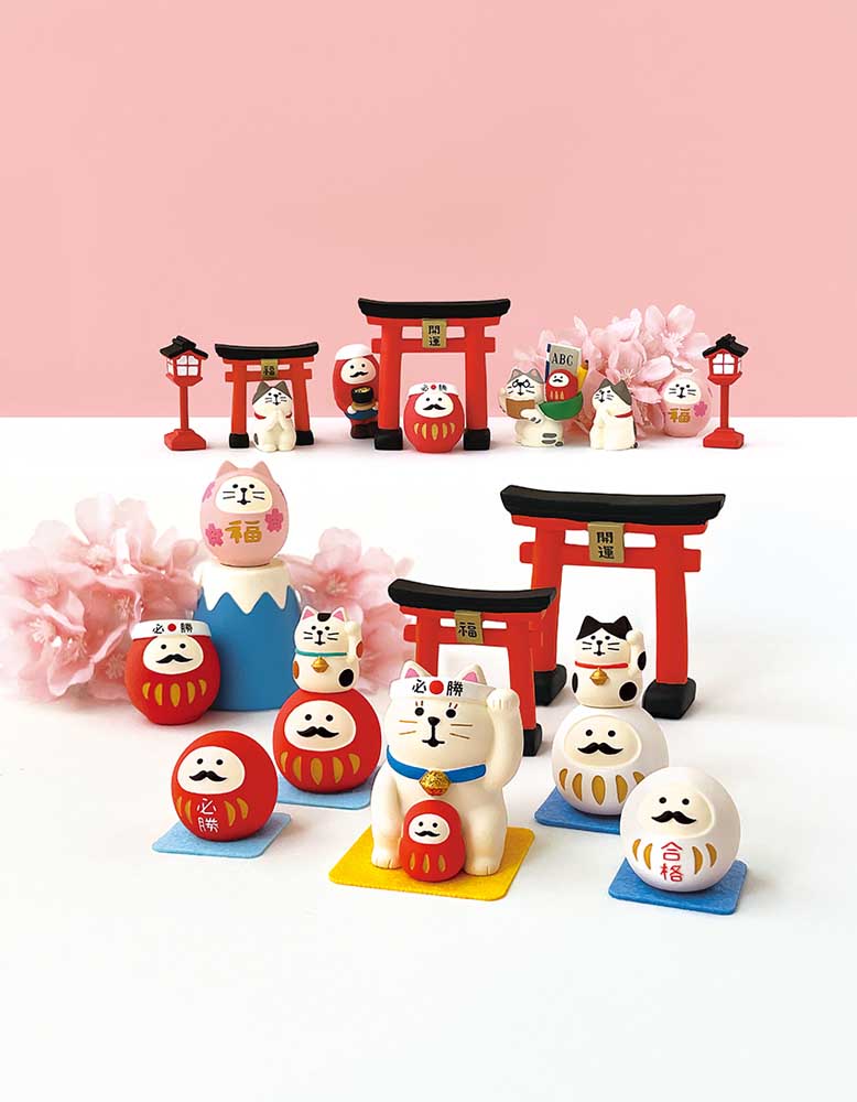 Concombre Exam Luck Maneki-Neko Figurine, Sure Victory — product image 3