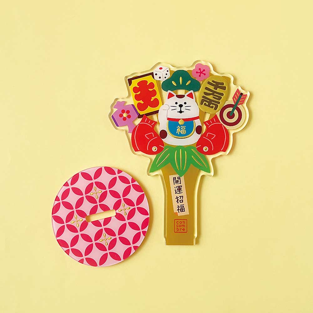 Concombre FUKUMONO Lucky Kumade Acrylic Stand — product image 2