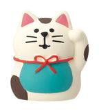 Concombre FUKUMONO Mamefuku Maneki-Neko Mascot, Patched Coat