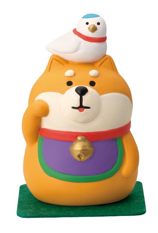 Concombre FUKUMONO Nosenose Beckoning Dog Figurine