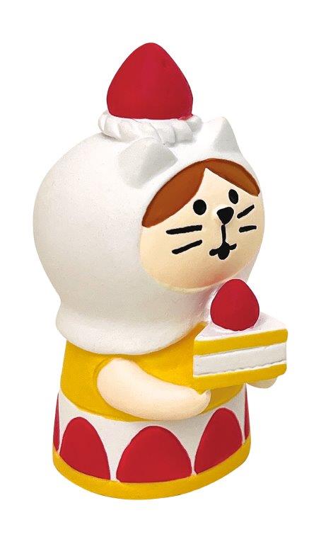 Concombre Jumbo Strawberry Fair Nekozukin Shortcake Figurine — product image 2