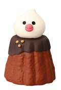 Concombre Konkon Sweets Parlor Java Sparrow Canelé Figurine, Chocolate