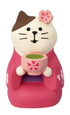 Concombre Kyoto Matcha Cat Figurine