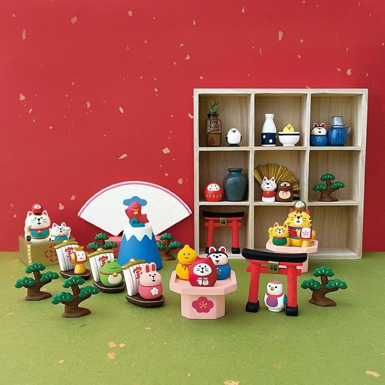 Concombre Mamefuku Mascot Beckoning Cat Tiger — product image 2