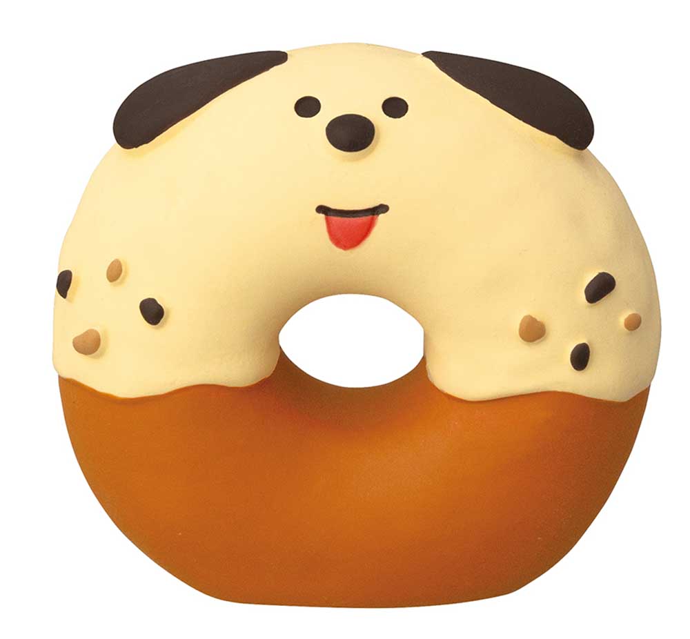 Concombre Mattari Donut Shop Doggy Donut Figurine