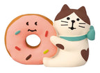 Concombre Mattari Donut Shop Donut Love Cat Figurine