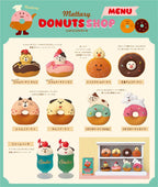 Concombre Mattari Donut Shop Kitty Donut Figurine — product image 6