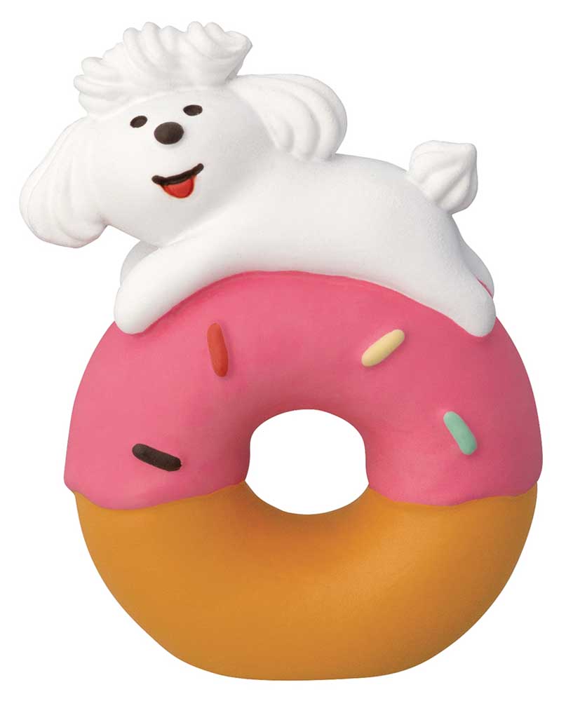 Concombre Mattari Donut Shop Whippoodle Cheerful Donut Figurine