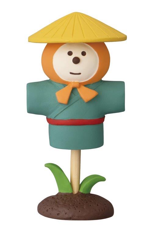 Concombre New Rice Festival Scarecrow Figurine