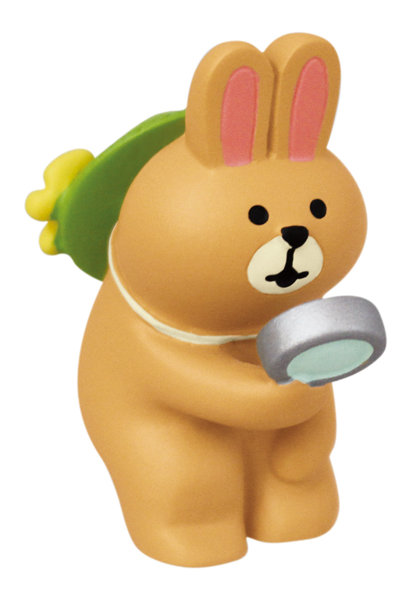 Concombre Spring Ranran Nature-Watching Rabbit Figurine