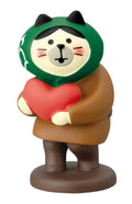 Concombre Strawberry Cake Fair Heart Thief Cat Figurine