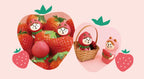 Concombre Strawberry Cake Fair Strawberry-Picking Cat Figurine — product image 4