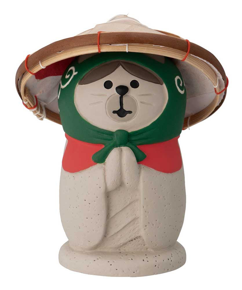 Concombre Tabineko Jizo Impostor Thief Cat with Kasa Hat — product image 2