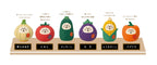 Concombre Vegetable Cat Daruma Figurine, Zucchini — product image 3