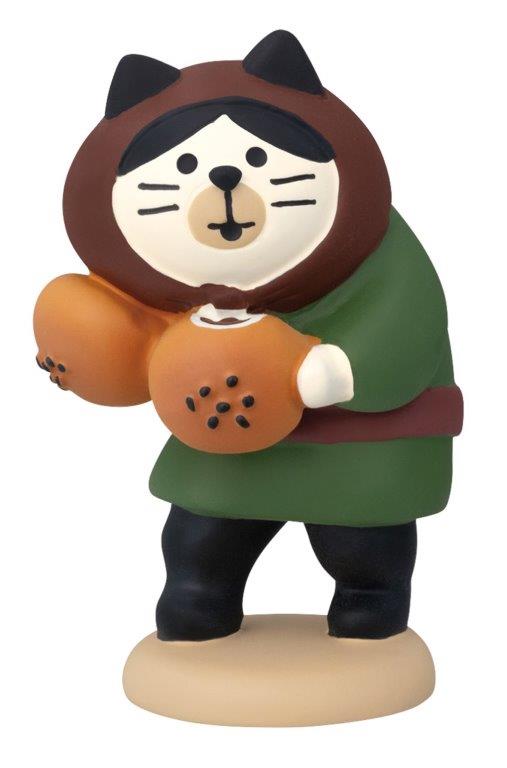 Concombre Yamaneko Bakery Anpan Thief Cat Figurine