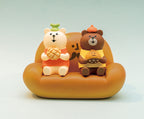 Concombre Yamaneko Bakery Bread Sofa Figurine — product image 2