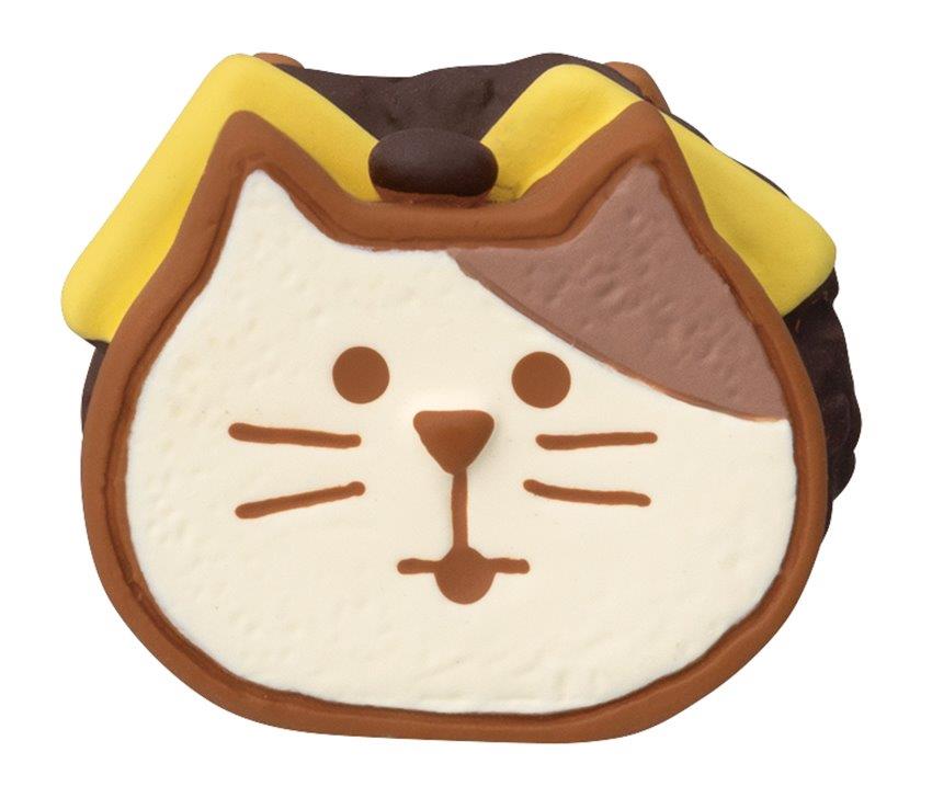 Concombre Yamaneko Bakery Cat Bread Sandwich Figurine, Anko Butter