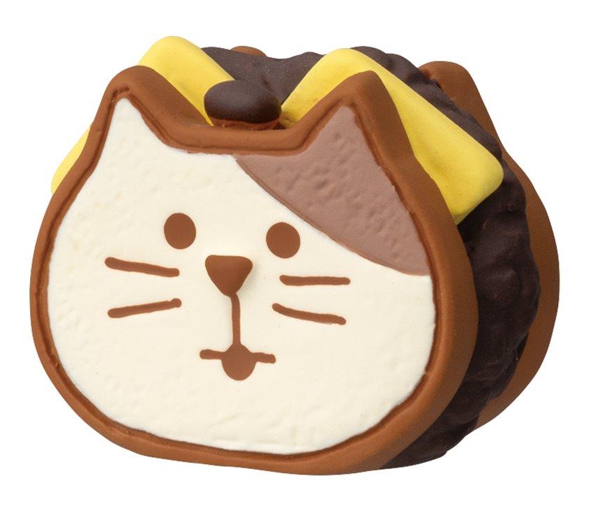 Concombre Yamaneko Bakery Cat Bread Sandwich Figurine, Anko Butter — product image 2