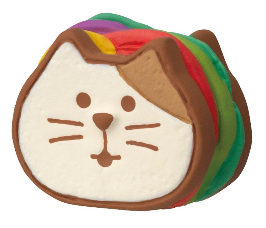 Concombre Yamaneko Bakery Cat Bread Sandwich Figurine, Vegetable — product image 2
