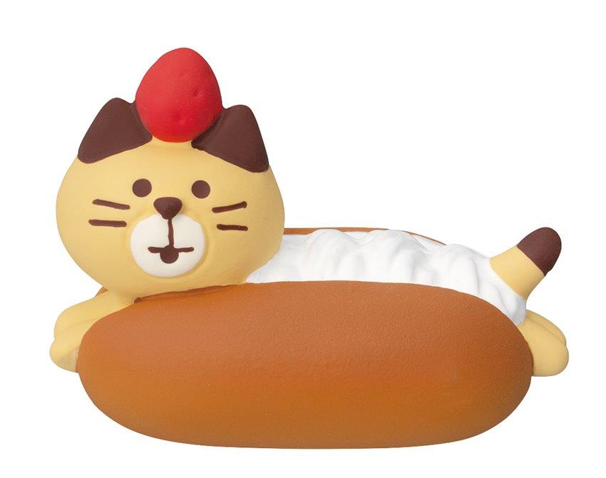 Concombre Yamaneko Bakery Nyan Koppe Cat Bread Figurine