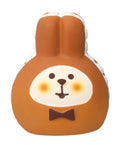 Concombre Yamaneko Bakery Rabbit Bread Figurine, Fresh Cream