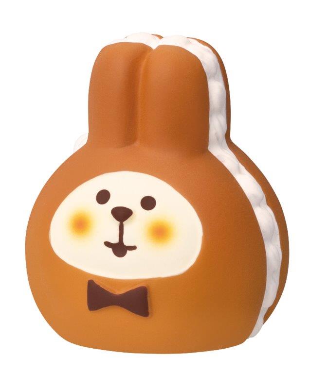 Concombre Yamaneko Bakery Rabbit Bread Figurine, Fresh Cream — product image 2
