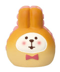 Concombre Yamaneko Bakery Rabbit Bread Figurine, Strawberry Cream