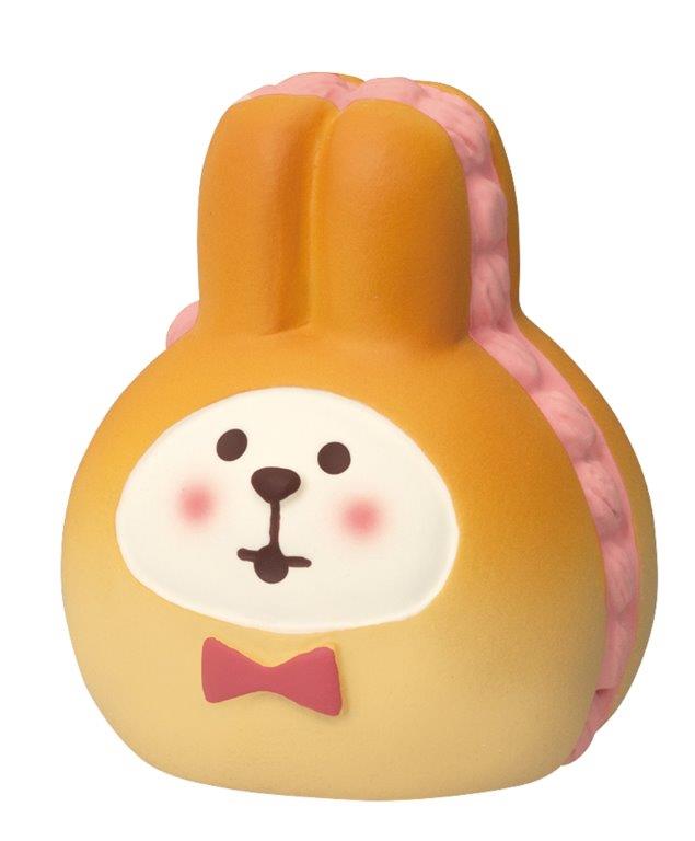 Concombre Yamaneko Bakery Rabbit Bread Figurine, Strawberry Cream — product image 2
