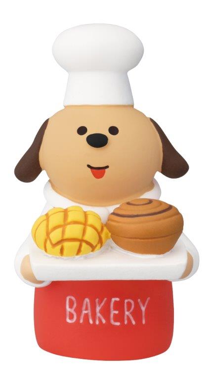 Concombre Yamaneko Bakery Shop Clerk Doggy Figurine