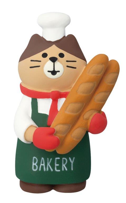 Concombre Yamaneko Bakery Wildcat Manager Figurine, Baguette