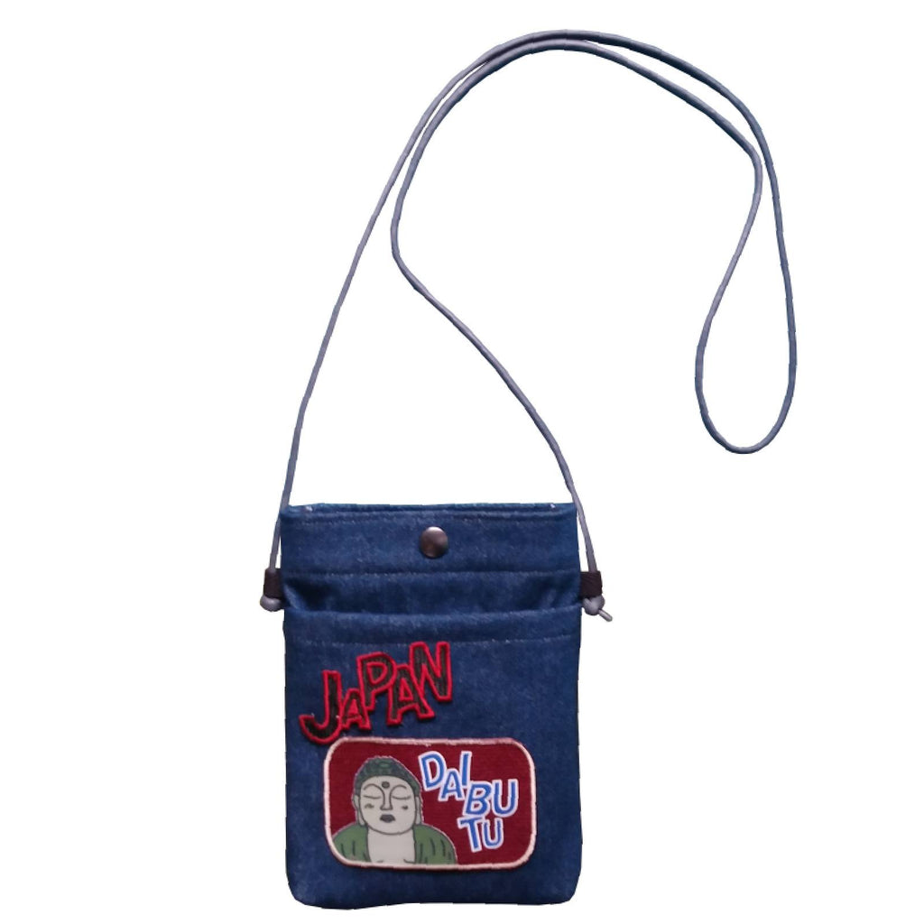 Denim Smartphone Pochette, Daibutsu Great Buddha