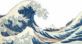 Design Cut Bookmark, Hokusai Thirty-Six Views of Mount Fuji No. 1