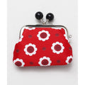 Showa Retro Mini Gamaguchi (Clasp Purse) — Anemone