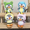 Costume Penguin Plush Keychain (Assorted Colors)