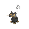 Drum Can Cat Tin Card Holder Small