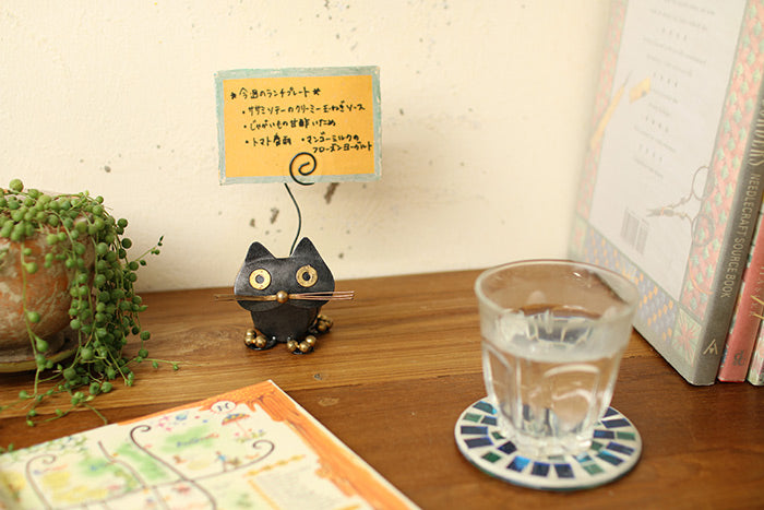 Drum Can Cat Tin Card Holder Small — product image 2