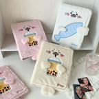 Fluffy Seal Sticker Album Binder, A5