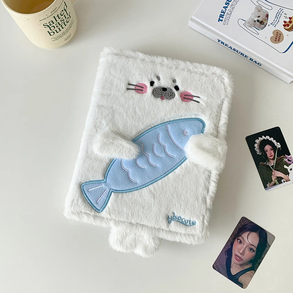 Fluffy Seal Sticker Album Binder, A5 — alternate view 6