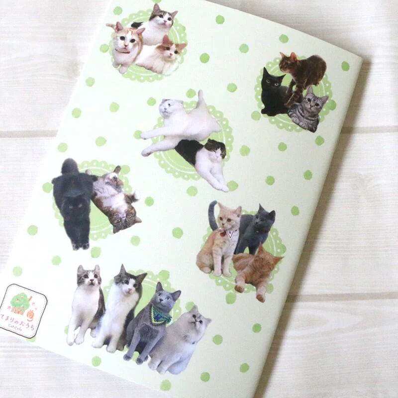 Forest Tea Party Cat A5 Notebook — alternate view 4